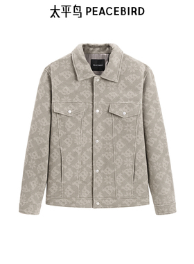 【商场同款】太平鸟男装毛呢夹克B1BCE4499