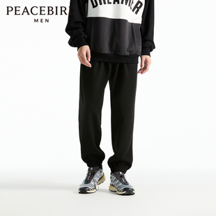 太平鸟男装 运动裤 休闲裤 断码 男 舒适长裤 钜惠 装 男黑色裤
