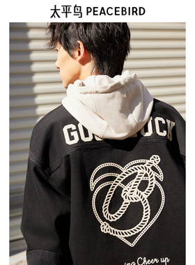 【CNY新年系列】太平鸟男装 春季外穿式衬衫B2CHE1112