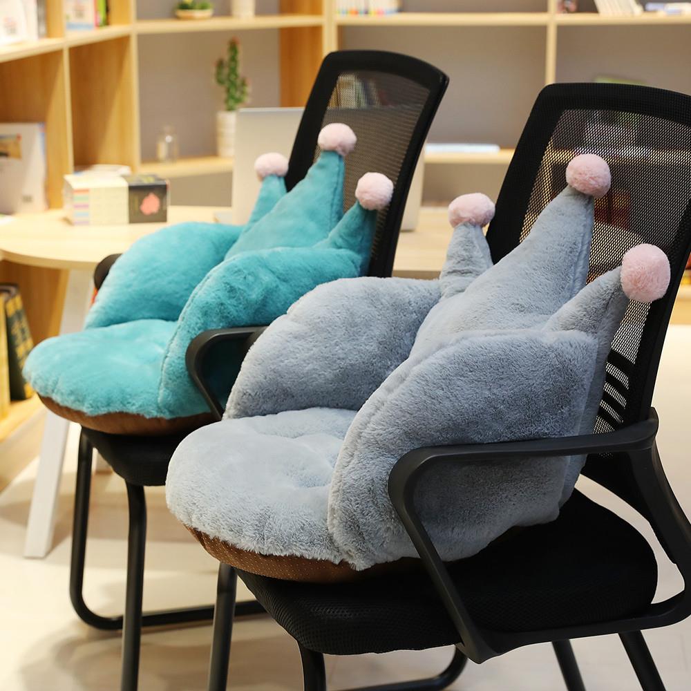 毛绒玩具皇冠带护翼沙发坐垫半包围儿童成人座椅垫子热卖新款