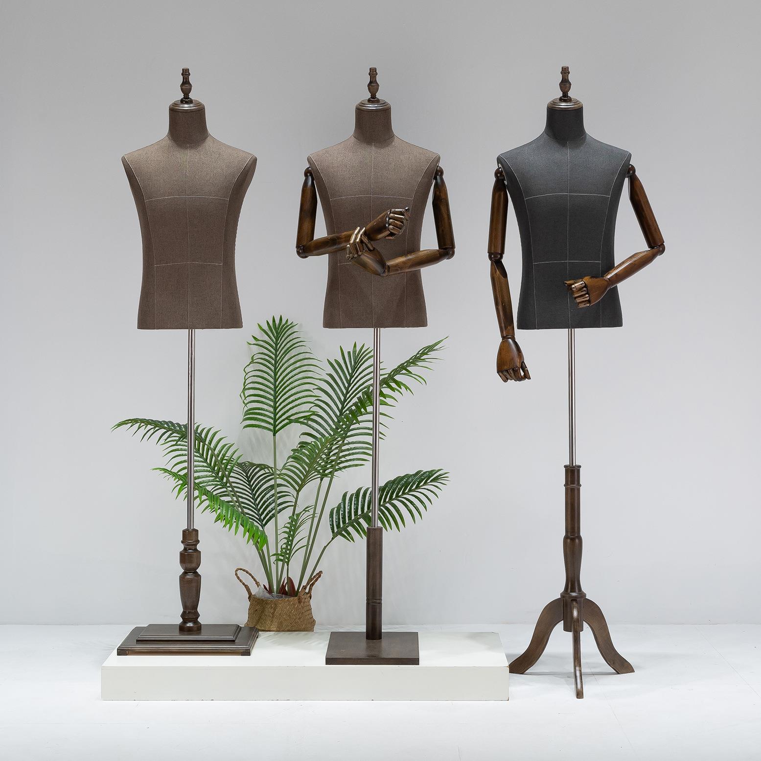 服装店模特道具男半身模特架子假人台展示架男装店全身西装礼服架