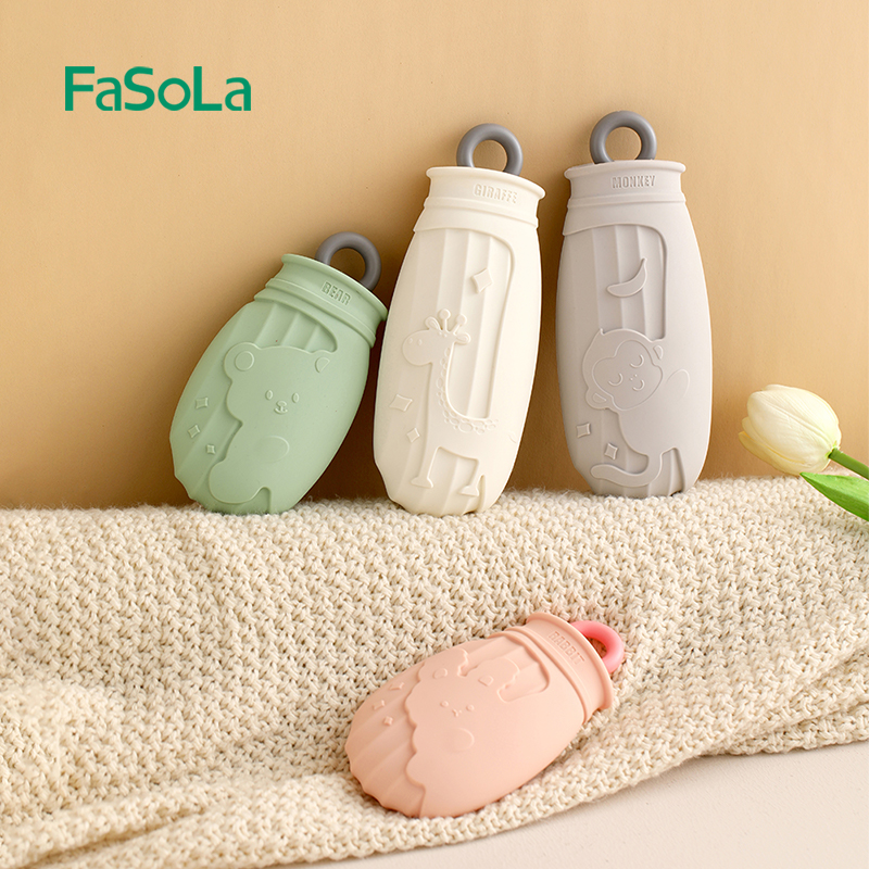 FaSoLa注水暖水袋暖手宝神器加厚硅胶热水袋女小号热敷专用暖宝宝