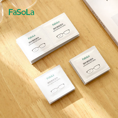 fasola一次性速干去油污擦眼镜布