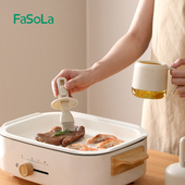 FaSoLa油刷子家用耐高温硅胶油刷厨房烧烤可伸缩一体烘焙刷油刷瓶