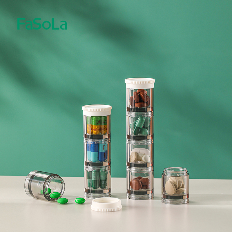 FaSoLa药盒便携药品分装收纳盒
