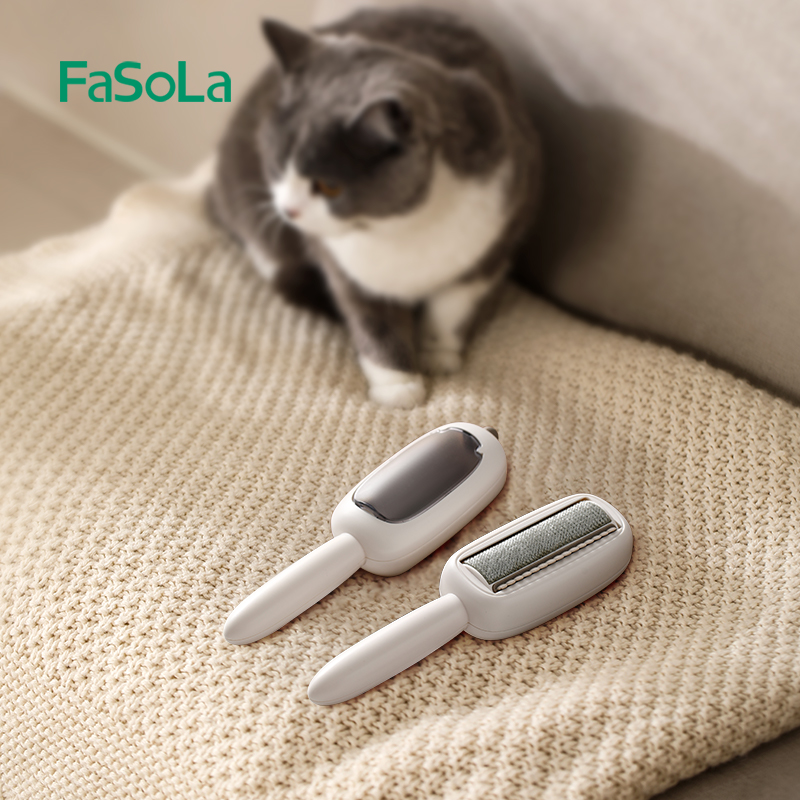 FaSoLa羊毛大衣除毛刷衣服粘毛器可水洗家用宠物静电去猫毛神器