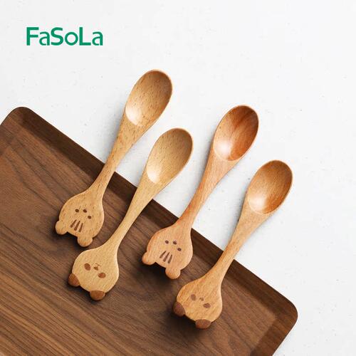 FaSoLa日式木勺子食品级高颜值