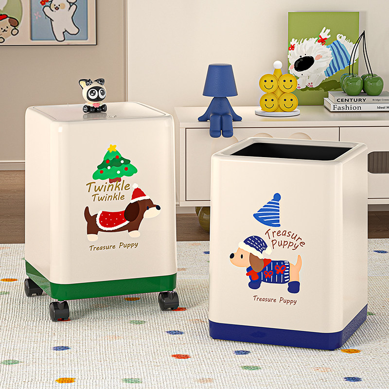 新款腊肠狗垃圾桶轻奢高档