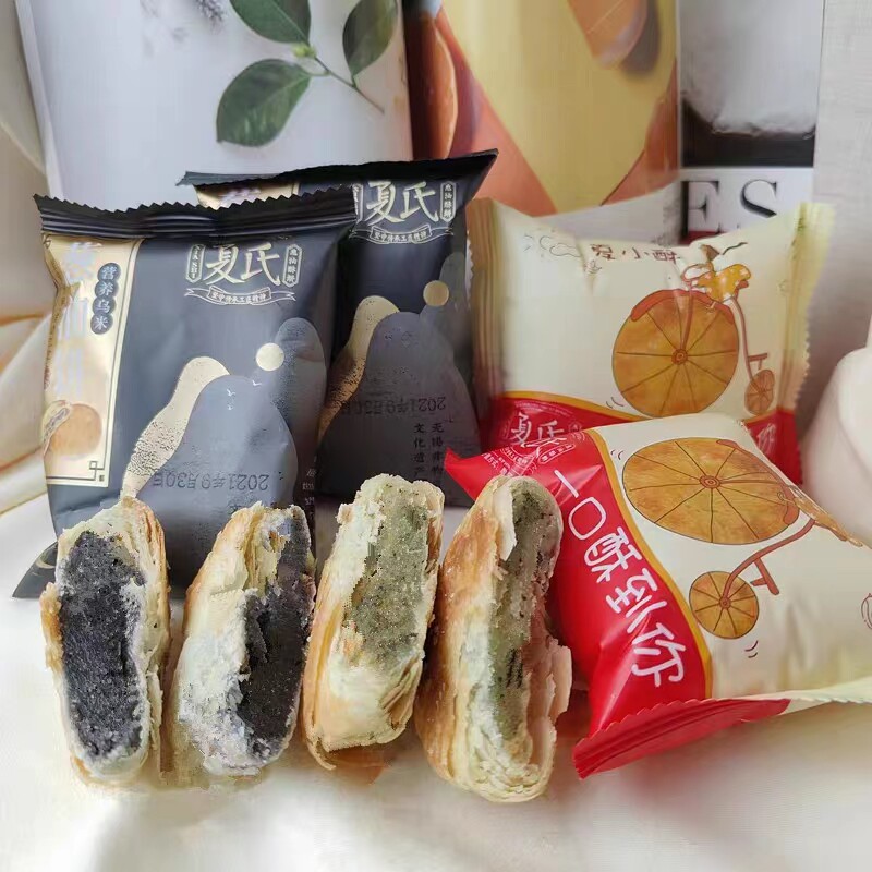 杨巷夏氏葱油饼宜兴特产千层猪油饼中秋月饼传统手工小点心小酥饼