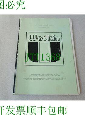 Wadkin Colne CNC 铣床程序 CC2000 文档 操作说明 Stan