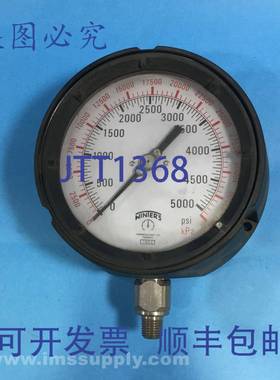 原装供应Winters PPC5074G-SG45 压力表，0 至 5000 psi 范围 USI