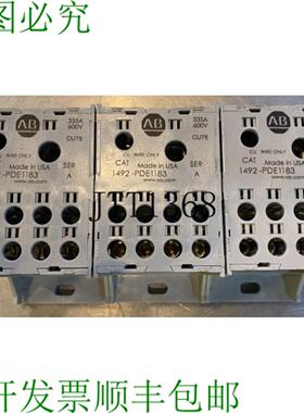 供应批量 3 件 Allen Bradley 1492-pde1183 系列 A电源分配