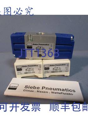 供应件量 2 SIEBE 气动双电磁阀 大 10 BAR 8MMC311-102