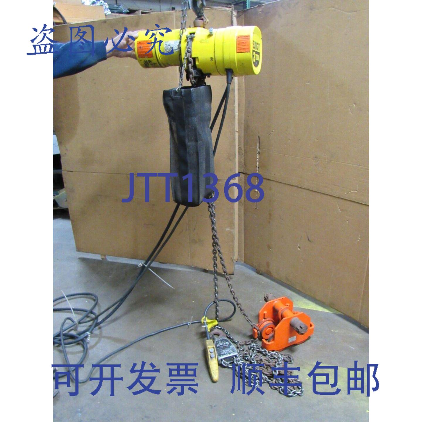 供应BUDGIT 2 吨 4000 磅电动环链葫芦 BEHC0208 460V 3PH 带