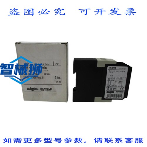 现货供应 SCHIELE 2.430.841.01 电流继电器 250V 4A NSMP