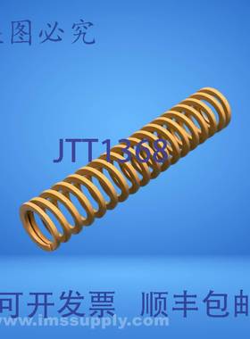 原装供应5英寸 x 1英寸黄色压缩弹簧FNIP
