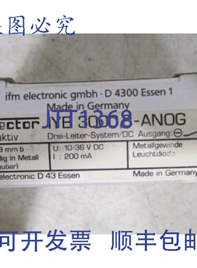 原装供应Efector IYB 3000 8-ANOG 接近开关 NIB