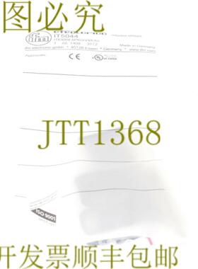 供应IFM IT5044 ITB3004-BPKGV4AAS ITB3004BPKGV4AAS