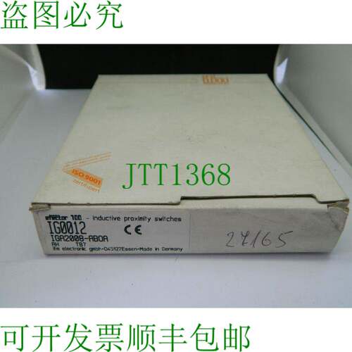 原装供应1 x IFM ELECTRONIC IG0012 IGA2008-ABOA efector100 感