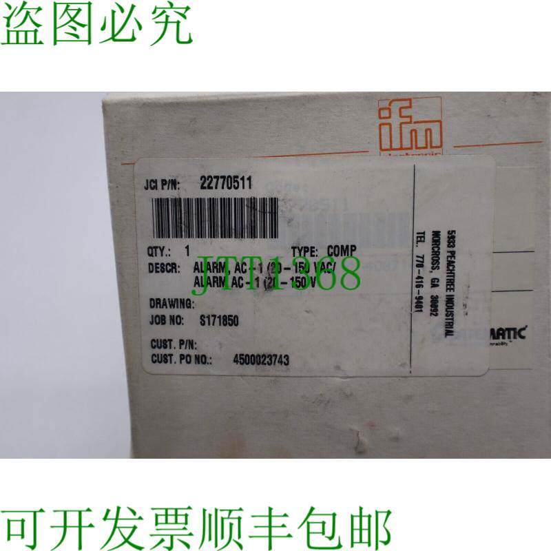 原装供应IFM Efector 近距离开关 22770511 警报传感器 L-654