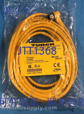 原装供应Turck WK 4.4T-5-RS 4.4T/S1587 M12 Eurofast 直角线组