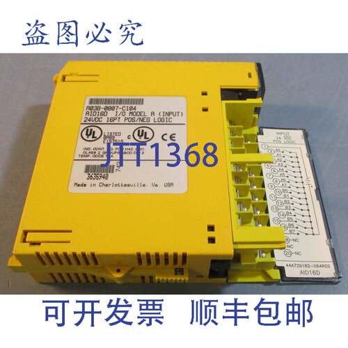 供应Fanuc A03B-0807-C104 IO 型号 A输入AID16D 24VDC