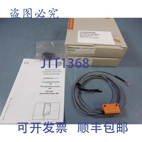 供应2 件装 NIB Efector OR0003 光电传感器 ORS-V AB