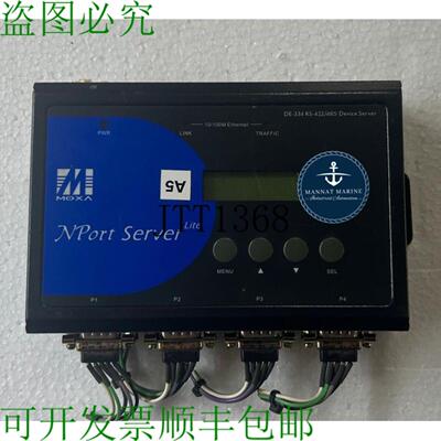 供应Moxa De-334 Rs-422485 Nport Server Lite 设备服务器