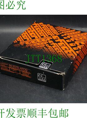 ifm IIA3015-APOG 效应器 电感器 传感器  未使用