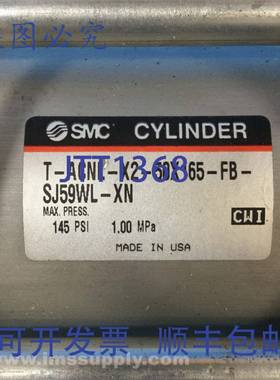 原装供应SMC T-ACNL-X2-50X165-FB-SJ59WL-XN 145PSI 气缸 USIP