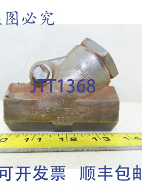 原装供应Powell B-1446 200 Y型旋启式止回阀，材质，1英寸NPT接