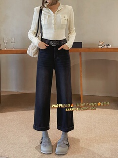 小个子烟管牛仔裤 单层欧货九分洋气法棍裤 女 3延续爆款 左一6z559