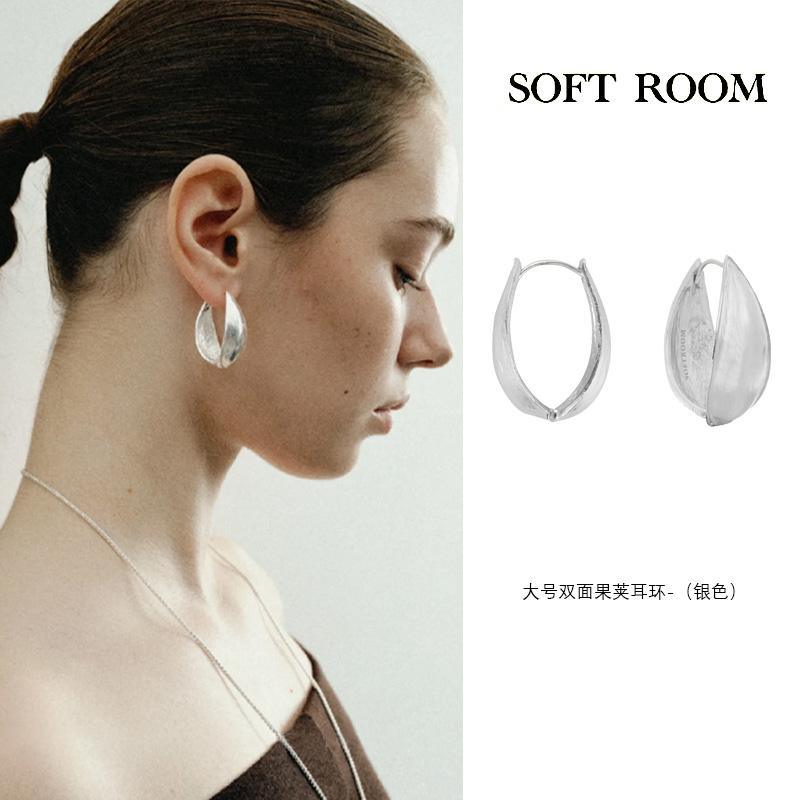 SOFTROOM双面果荚耳环