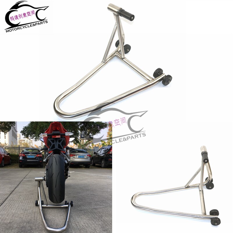 DUCATI 1098|1199|1198|1299.S 스테인레스 스틸 싱글 스윙 암 후면 리프트 프레임 주차 랙에 적합합니다