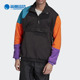 阿迪达斯正品 ZIP 新款 Adidas 三叶草 HALF 男子运动套头衫 FM3680