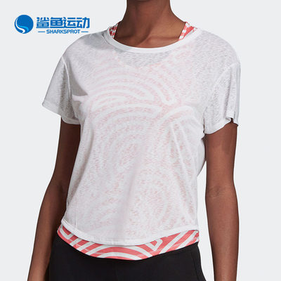 Adidas/阿迪达斯正品 Tokyo Run Tee 女子舒适运动T恤 GD5035