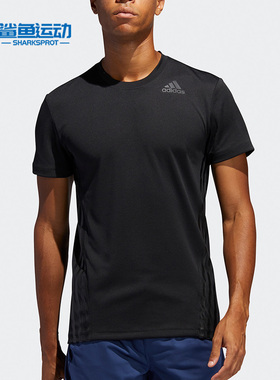 Adidas/阿迪达斯正品AERO 3S TEE 男子健身训练短袖T恤FL4309