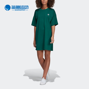 DRESS Adidas 阿迪达斯正品 TREFOIL 三叶草女子连衣裙DV2604