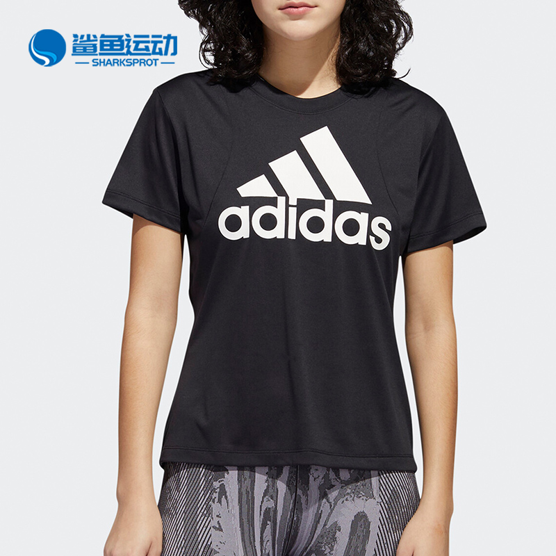 Adidas/阿迪达斯正品 BADGE OF SPORT LOGO女子运动T恤 FT3078