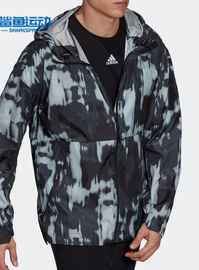 Adidas/阿迪达斯正品 URBAN AOP W.R 春季户外运动夹克 GM4375
