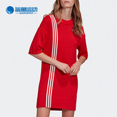 阿迪达斯正品 新款 SWEAT Adidas DRESS女子运动裙子 FU1747