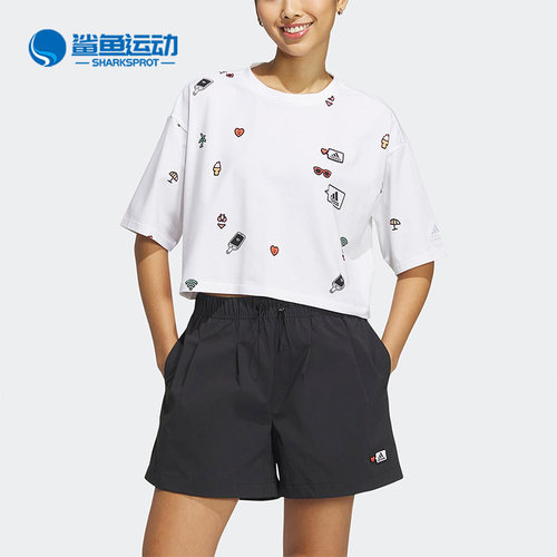 阿迪达斯女子运动T恤HY2829
