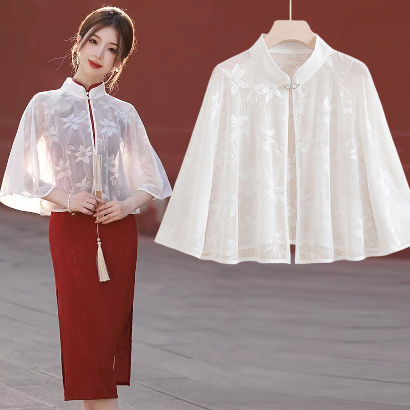 旗袍披肩外搭防晒衫夏季薄款