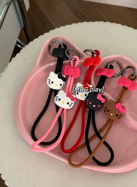 韩系ins风个性可爱Hello Kitty猫咪手机挂绳卡通车钥匙扣包挂饰