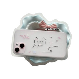 韩系ins小众y2k软萌手绘简笔猫咪软壳适用iPhone17Promax苹果16Pro 简约 12手机壳保护套个性