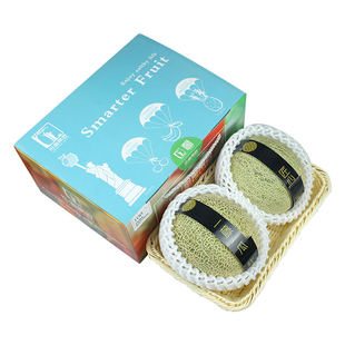 顺丰 2个约5斤冰激凌软肉蜜瓜海南哈密网文瓜新鲜水果高端送礼 包邮