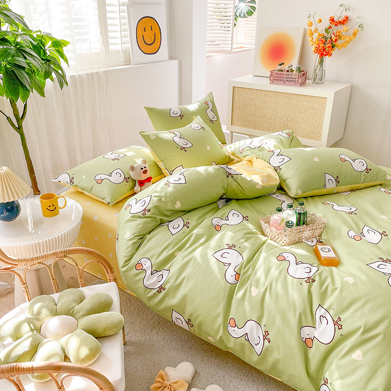 全棉纯棉儿童三四件套卡通