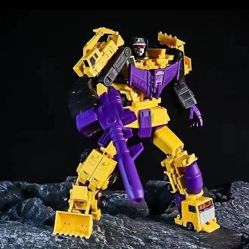 黄色 MS魔方 大力神C套吊车翻斗车 小力神 MS-B39 MS-B40 abc全套