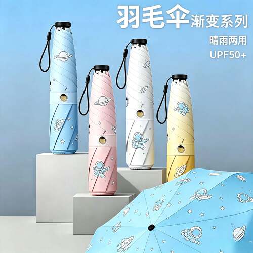 雨伞晴雨两用女防晒遮阳双层太阳伞全自动男大号加大学生上学专用