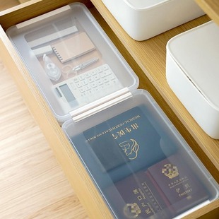 a4重要文件透明家用证件包家庭塑料卡包 档案资料户口本收纳盒